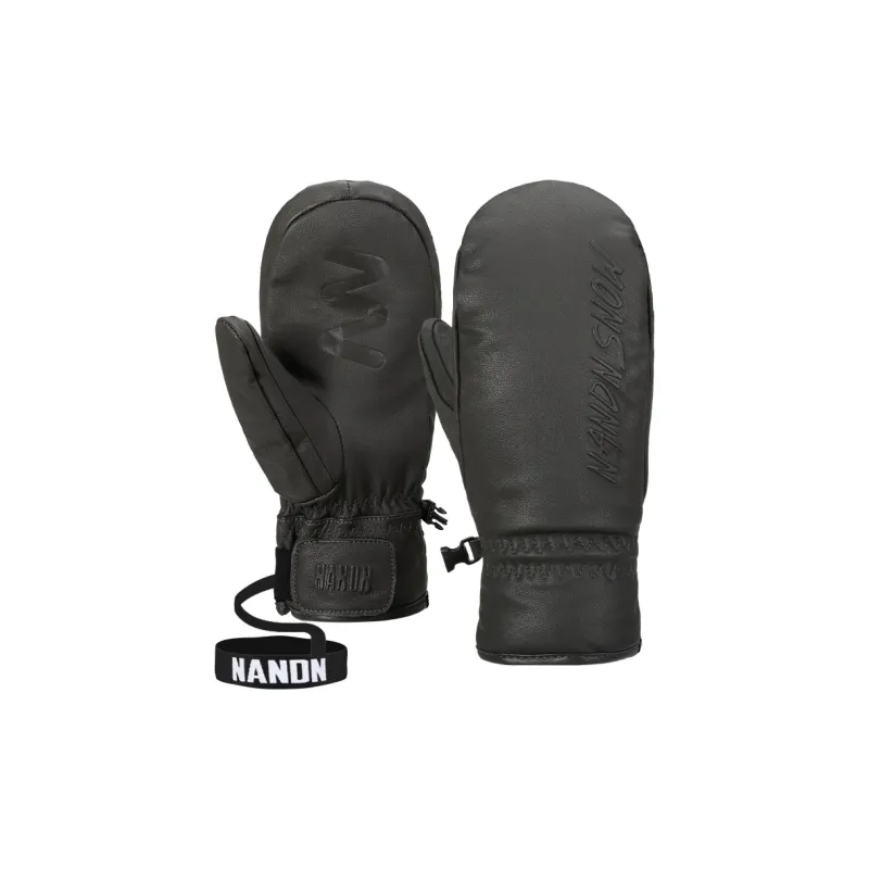 NANDN Ski Gloves Slip Resistant Thermal Fingerless Gloves-4