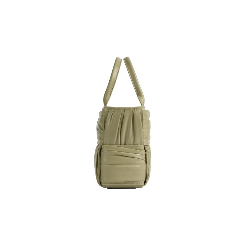 Bottega Veneta ARCO Cow Leather Tote Bag, Shopping Bag, Handbag Mini Women's Travertine Color-1