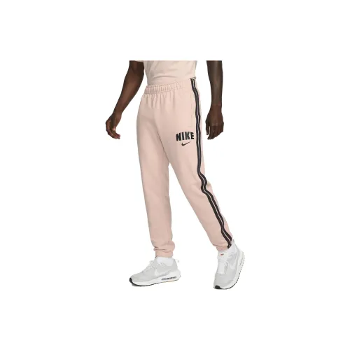 Nike Knitted Sweatpants Men Pink