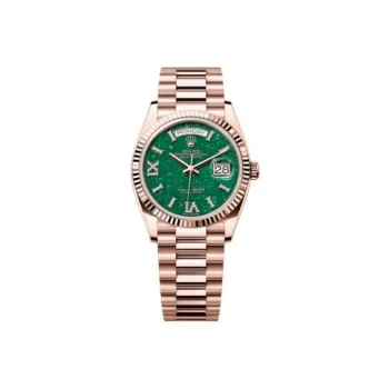 ROLEX Week-type Calendar Automatic Mechanical Movement Men's Watches Watch 36mm Green Dial