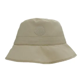 Moncler Logo patch Cotton Bucket Hat