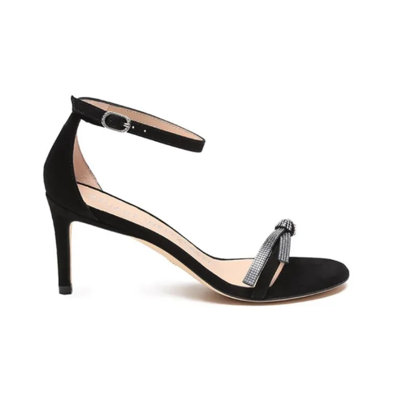 Stuart Weitzman/SW One Strap Sandals 7.5cm Women's Black-1
