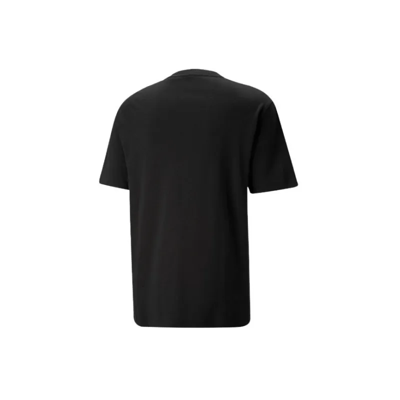 PUMA Drop Shoulder Sleeve T Shirt Men's Black-1