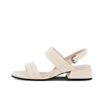 Ecco Elevate Squared Plastic Beauty Square Toe Collection Stylish Sandals Women's Lime Gray