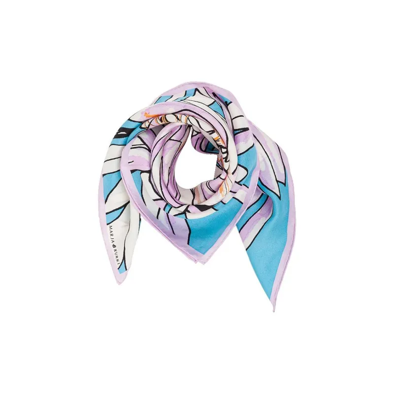 MARJAKURKI Silk Scarves Women's-5