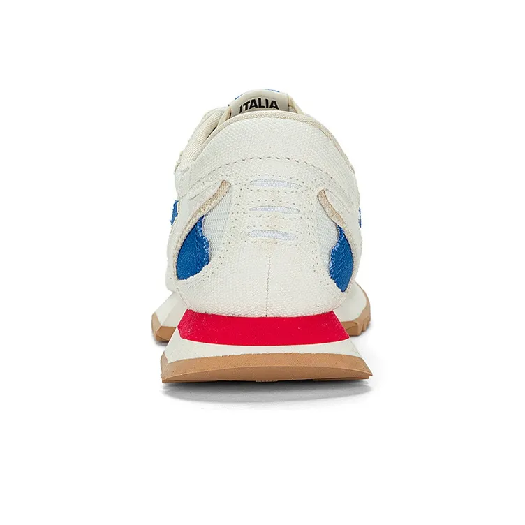 Kappa Anti Slip Wear Resistant Low Top Casual Running Shoes Unisex White Blue-5