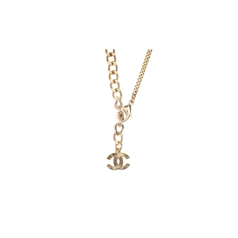 CHANEL 23 Spring Summer Metal Necklaces Women's Gold-2