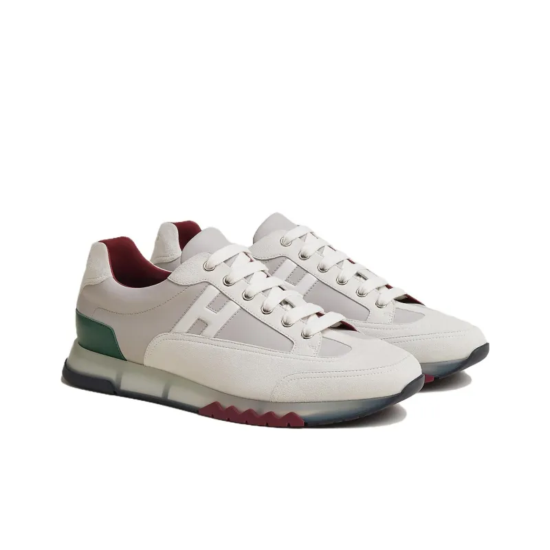 HERMES Trail Low Top Sports Casual Shoes Men's Gray Green-2
