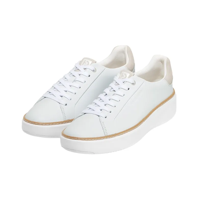 COLE HAAN Stylish Skateboarding Shoes Women's White-1