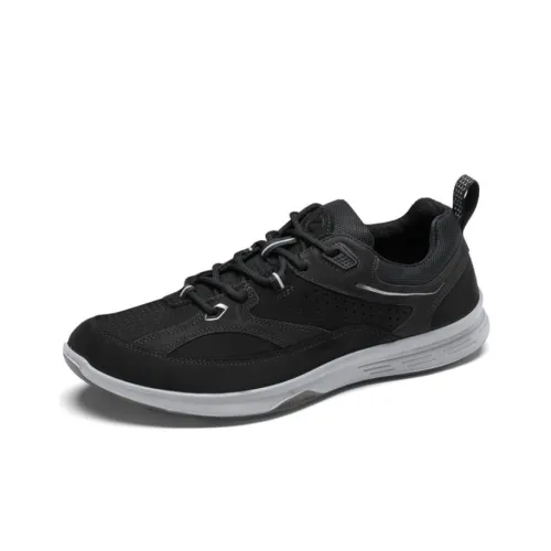 Ecco Transcend Collection Low Top Sports Casual Shoes Men's Black