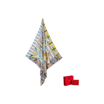 WENSLI Silk Scarves Unisex