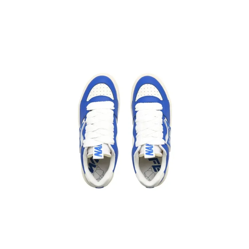 Naked Wolfe Kosa Low Top Stylish Skateboarding Shoes Men's Blue White-3