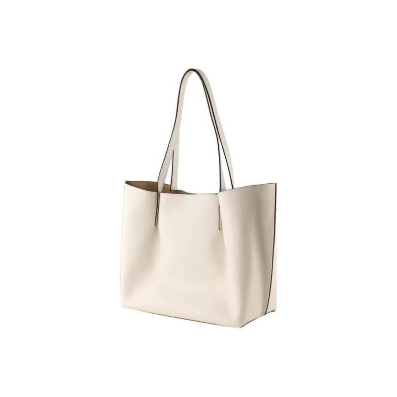 MICHAEL KORS Emilia Leather One Shoulder Handbag Tubas Women's White-3