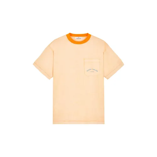 STONE ISLAND SS23 Marina T-Shirts Men Orange