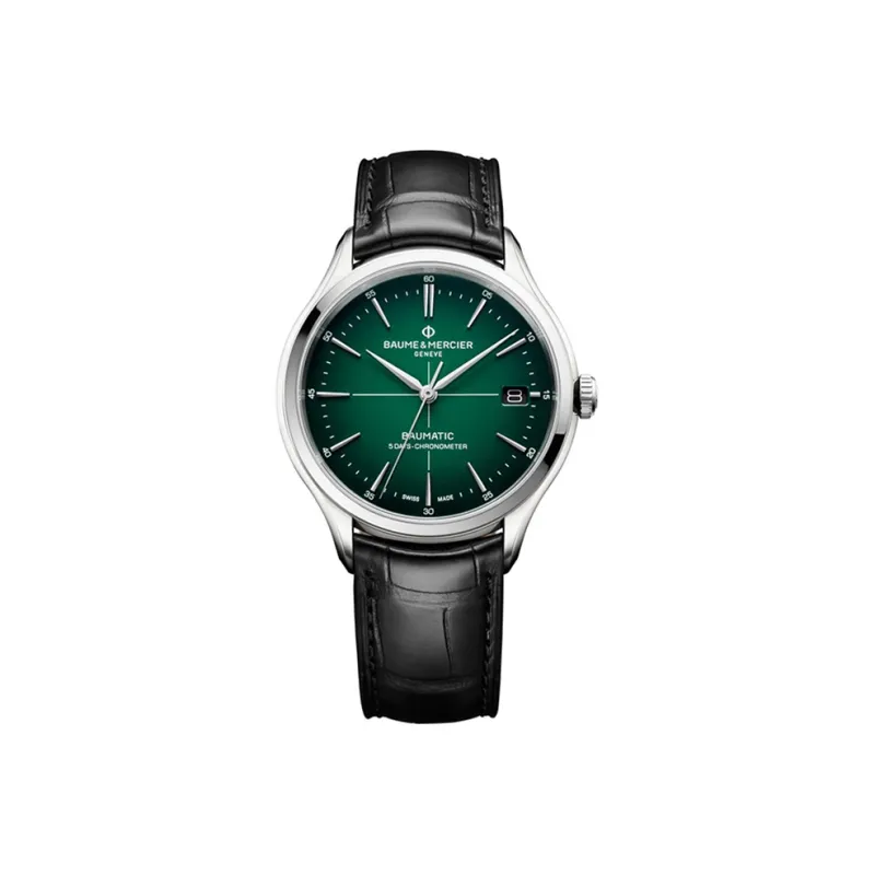 Baume & Mercier Creighton Collection Automatic Mechanical Movement Men's Watches Watch 40 Green Dial M0A10592-0