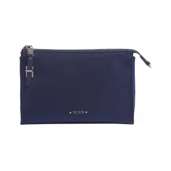 TUMI Nylon Briefcase Makeup Bag Clutch Small Size Men's Navy