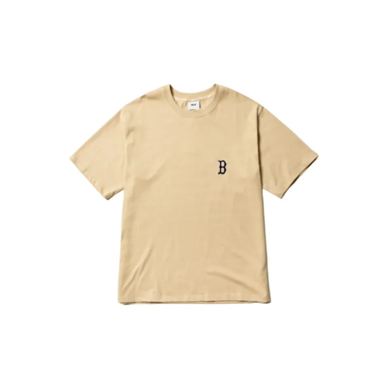 MLB Boston Red Sox T Shirts Unisex Khaki-1