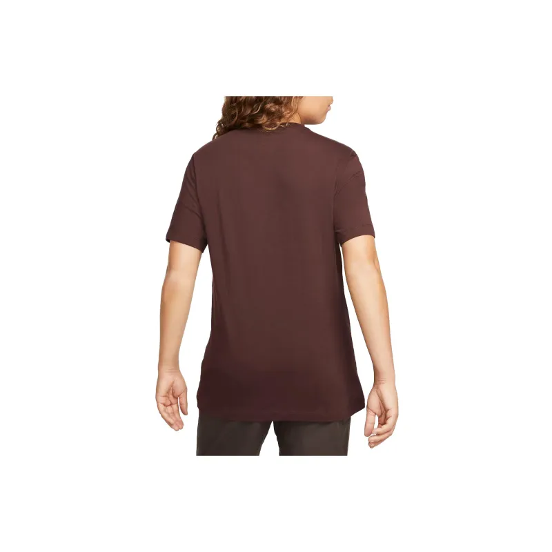 Nike T Shirts Men Dark Coffee-1