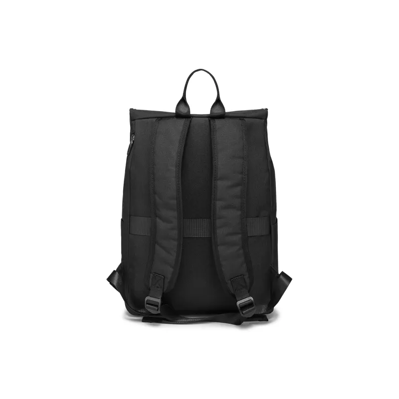 NOMK Oxford Laptop Bag Travel Bag Portable Backpack Large Size Unisex Black-3