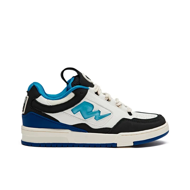 REEMUSTERED Durable Breathable Low Top Skateboard Shoes Unisex Black Blue Old Version-1