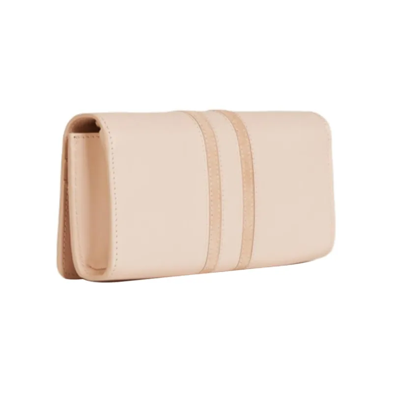 Furla Sirena Collection Envelope Bag Shoulder Bag Crossbody Bag Wallet Large Size Women's Light Pink-1