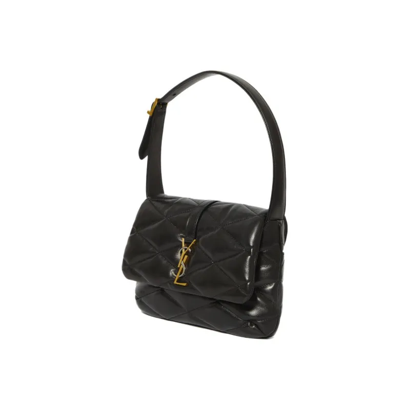 SAINT LAURENT Quilting Lambskin Handbag, Shoulder Bag Women's Black-1