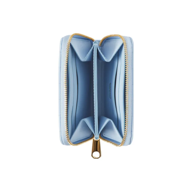 Burberry Lola Bag Sheepskin Wallet Women's Light Blue-3