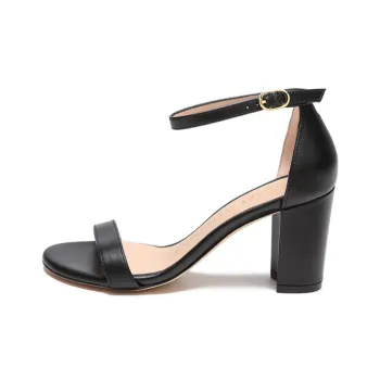 Stuart Weitzman/SW NEARLYNUDE One Strap Sandals 8cm Women's Black
