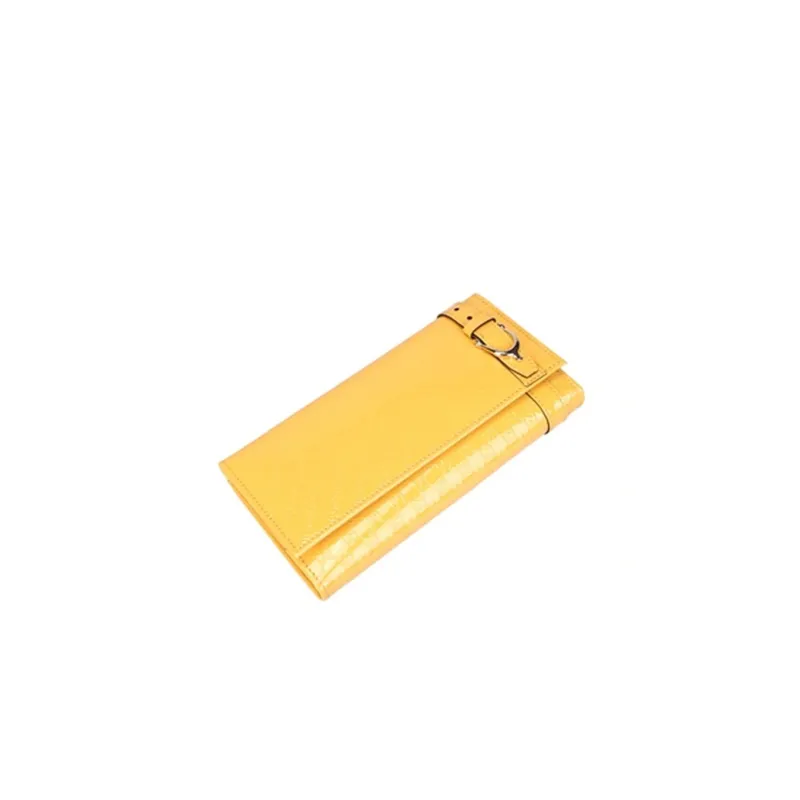 GUCCI Patent Leather Wallet Women's Yellow-1