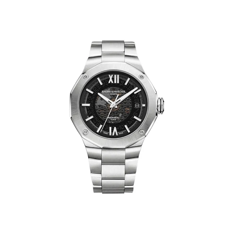 Baume & Mercier Rivera Series Automatic Mechanical Movement Men's Watches Watch Black Dial-0