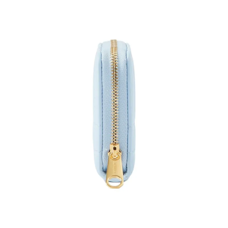 Burberry Lola Bag Sheepskin Wallet Women's Light Blue-1