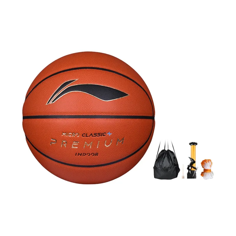 LiNing PU Basketball Brick Size 7 Ball Training Unisex-0