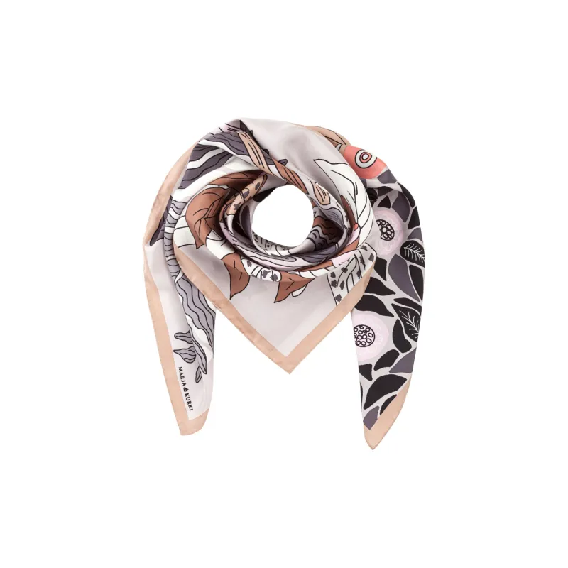 MARJAKURKI Silk Scarves Women's-1