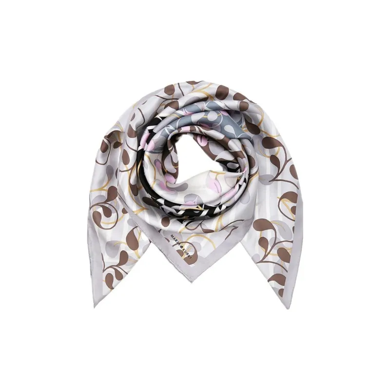MARJAKURKI Silk Scarves Women's-9