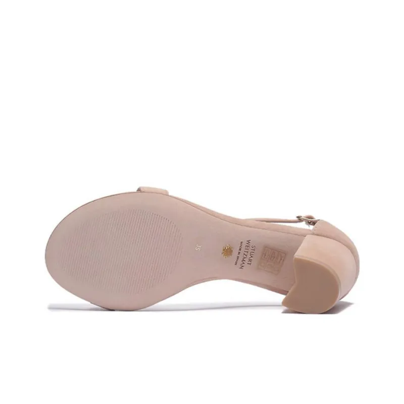 Stuart Weitzman/SW One Strap Sandals 8cm Women's Nude-5