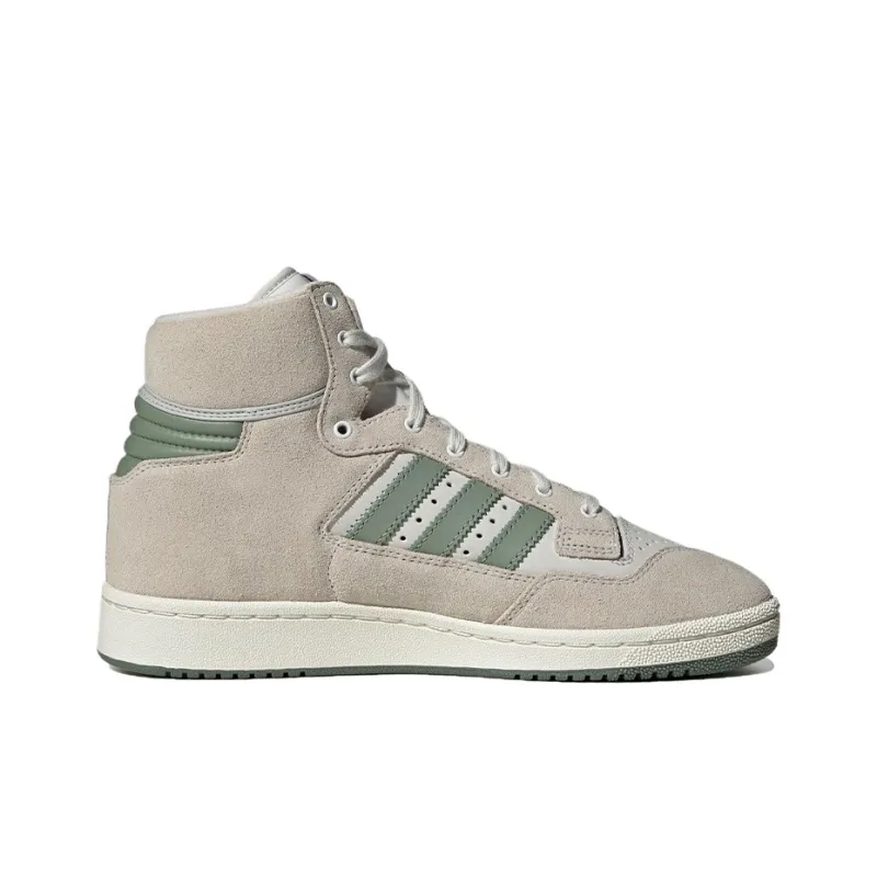 Adidas Centennial 85 Hi White Silver Green-1