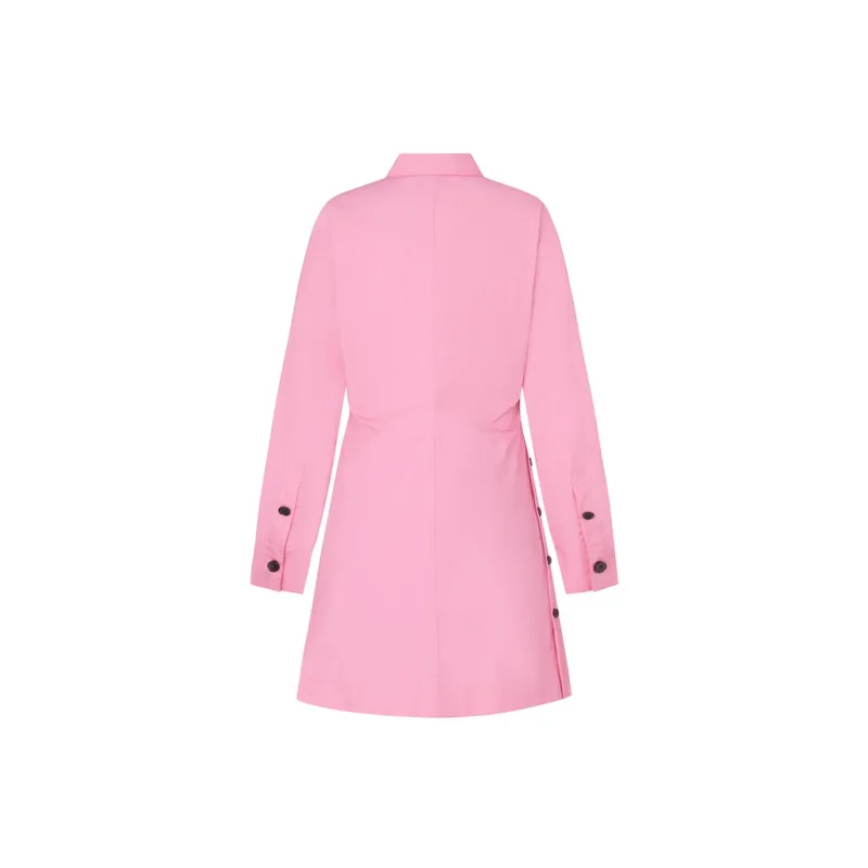 MO&CO Long Sleeved Dresses Women's Barbie Pink-1