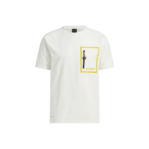 Adidas National Geographic Co-branded Section T-Shirts Men White