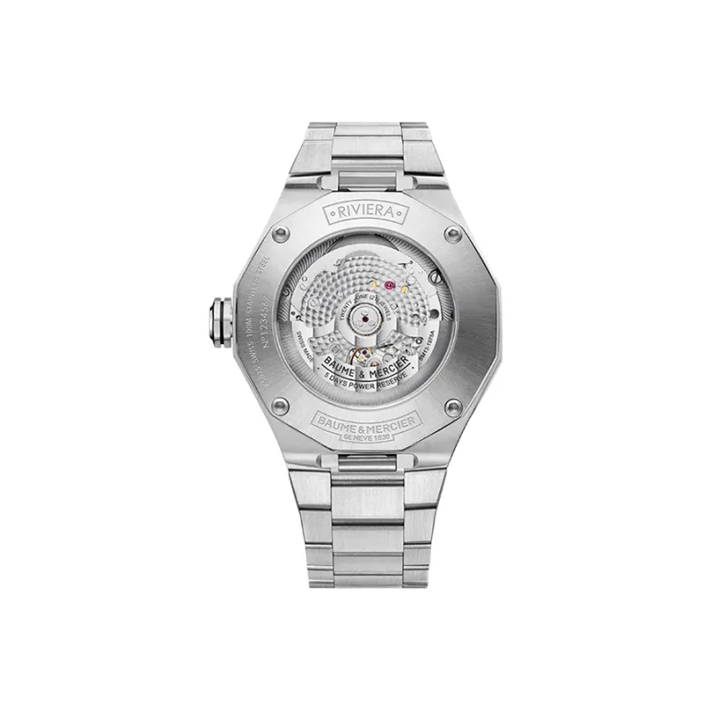Baume & Mercier Rivera Series Automatic Mechanical Movement Men's Watches Watch Black Dial-2