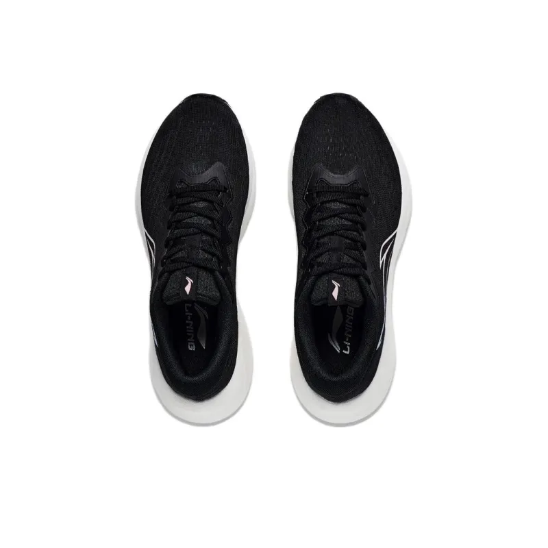 LiNing YunQue Anti Slip And Wear Resistant Breathable Low Top Running Shoes Women's Black-3