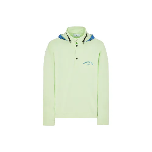 STONE ISLAND SS23 Marina Polo Shirts Men Light Green