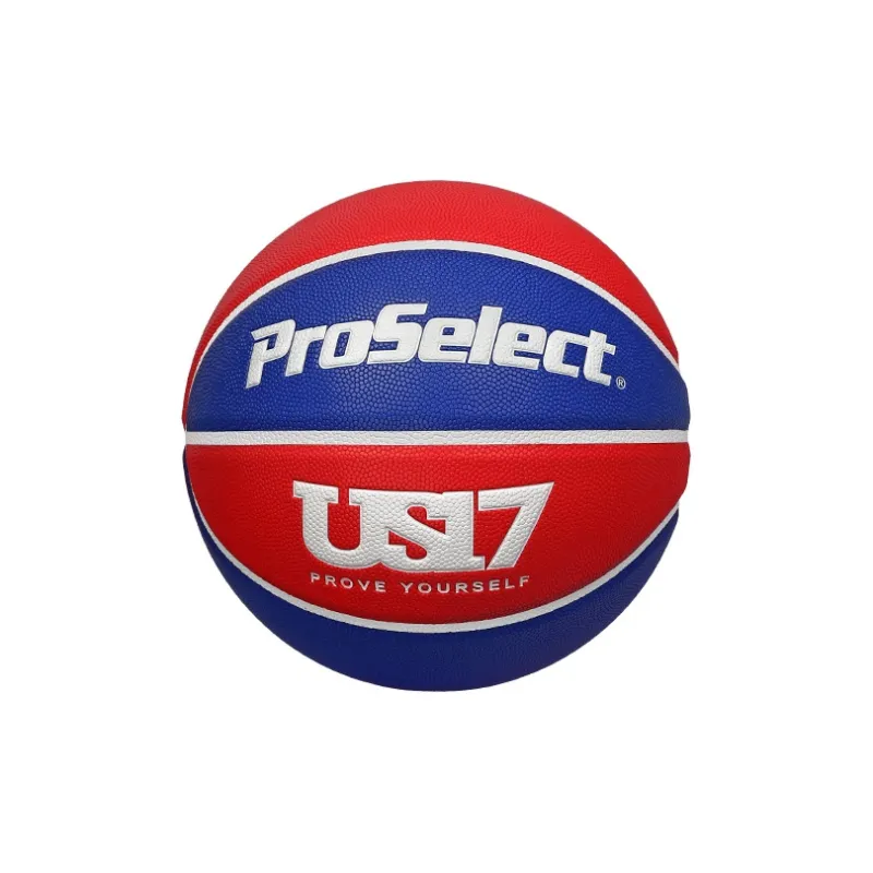 ProSelect x US17 Microfiber Composite Basketball Blue Red White Size 7 Training Unisex-0