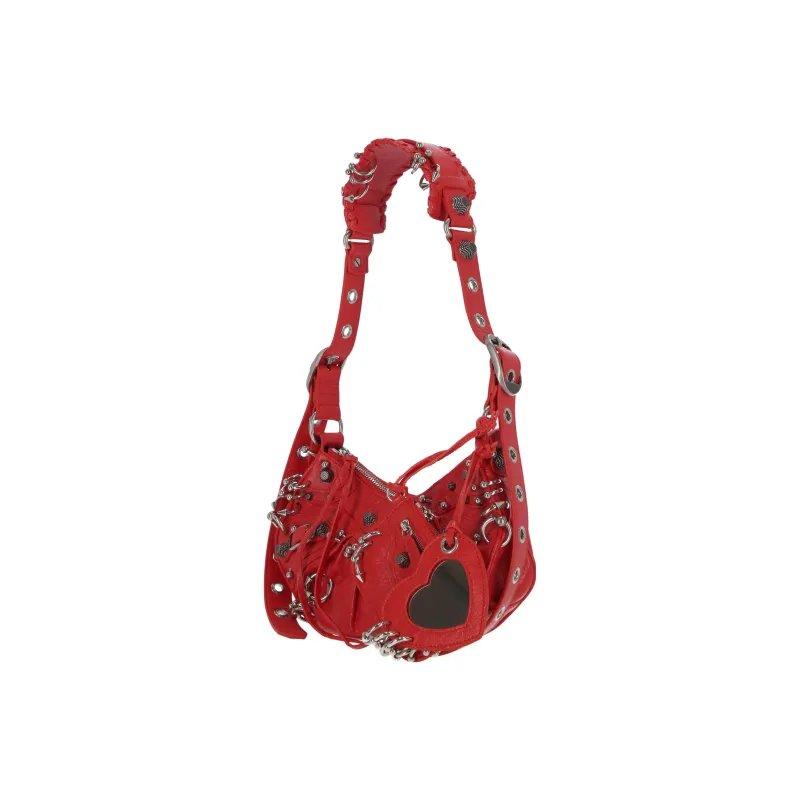 Balenciaga Le Cagole Xs Shoulder Bag Tomato Red-1