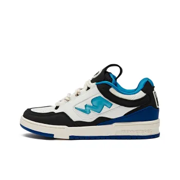 REEMUSTERED Durable Breathable Low Top Skateboard Shoes Unisex Black Blue Old Version