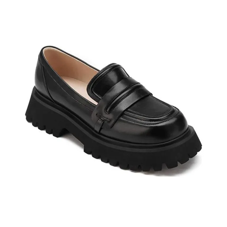TOOMANYSHOES Jungfraujoch Platform Shoes Women's Black-1