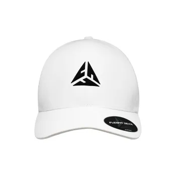 FLEXFIT Versatile Casual Outdoor Curved Brim Hard Top Oversized Face Slimming Baseball Caps Unisex White Black Gift Set