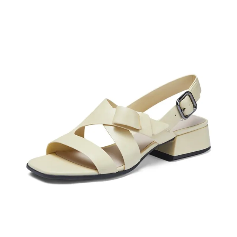 Ecco Stylish Sandal Women's Straw Yellow-1