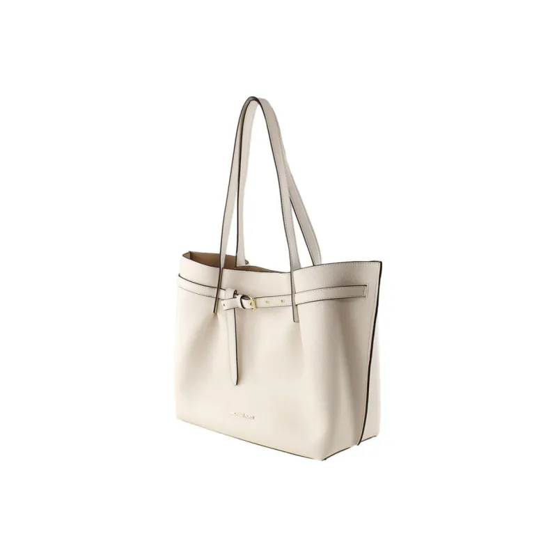 MICHAEL KORS Emilia Leather One Shoulder Handbag Tubas Women's White-2