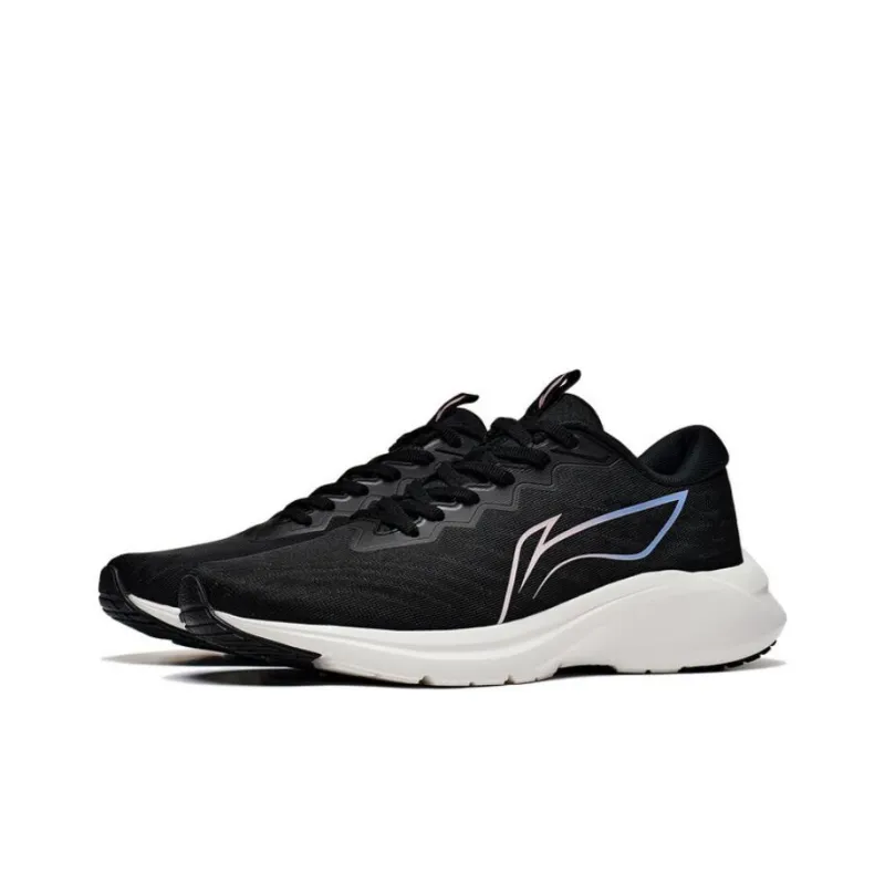 LiNing YunQue Anti Slip And Wear Resistant Breathable Low Top Running Shoes Women's Black-2