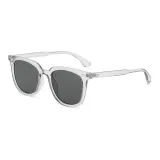 Transparent Gray Frame with Gray Lens